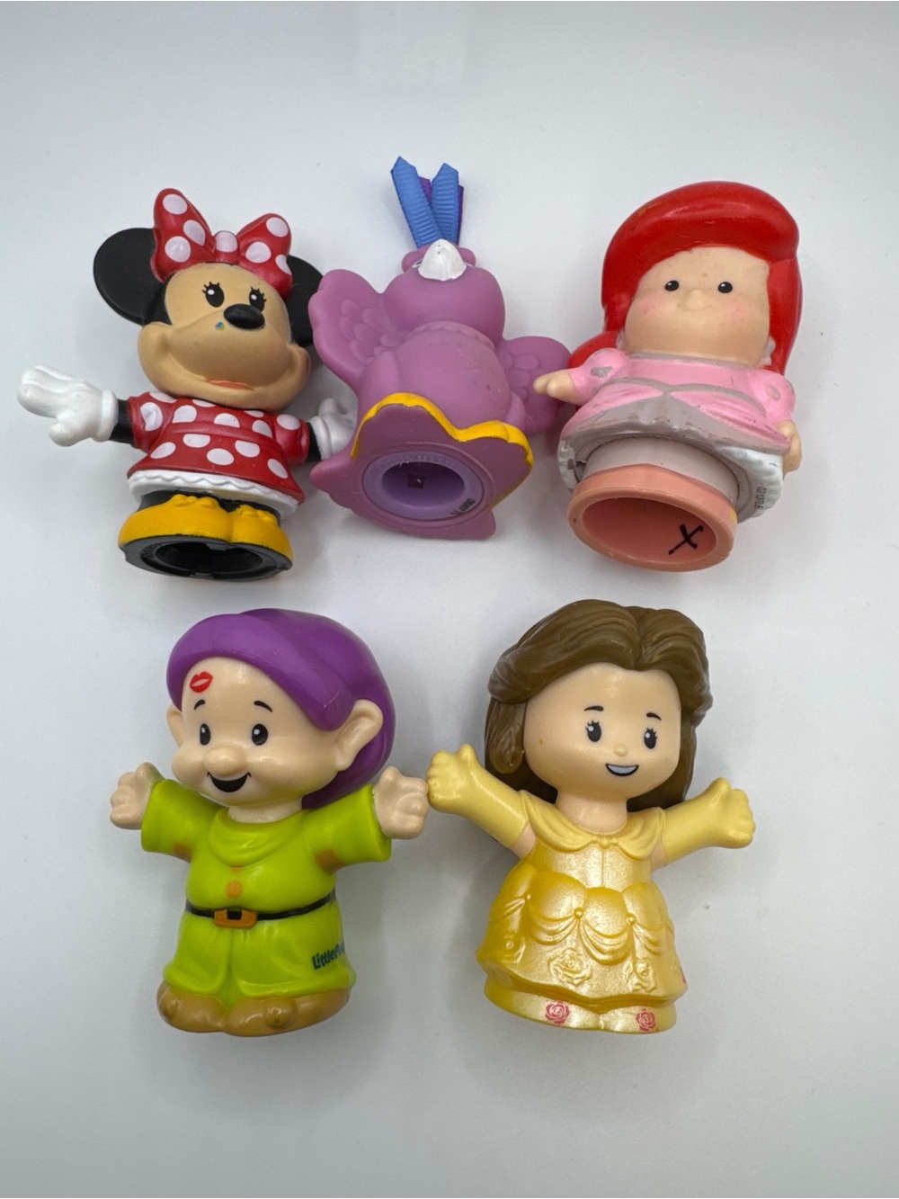Fisher-Price Little People Figures Lot Disney Princess Minnie Dopey